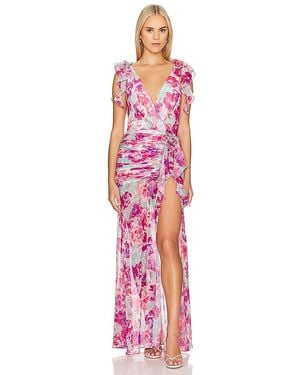Lovers + Friends X Anja Dujaković Jade Gown - Red