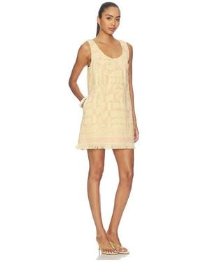 Zimmermann Solstice Towelling Mini Dress - Natural