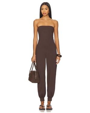 Susana Monaco Strapless Cuffed Ankle Jumpsuit - Multicolor
