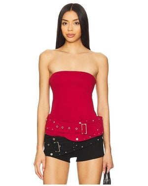 ZEMETA My Belt Tube Top - Red
