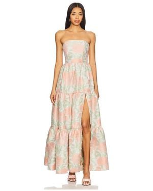 Elliatt X Revolve Jacquard Gown - Natural