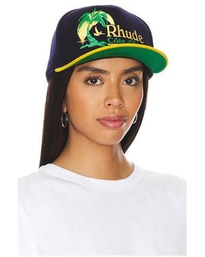Rhude Sombrero En Color Multi Talla En - Azul