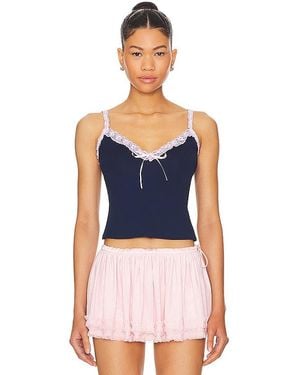MORE TO COME Aleena Cami Top - Blue