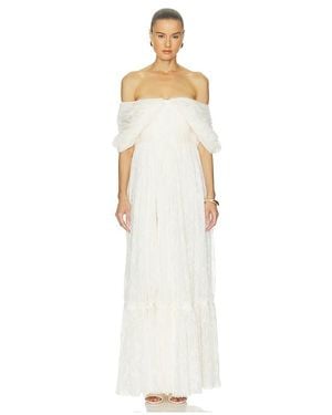 V. Chapman X Kristopher Brock Leon Gown - White