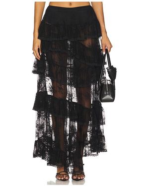 YUHAN WANG Falda En Color Negro Talla (También En Xl)