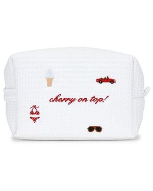 Abode Bolso Waffle Pouch En Color Blanco Talla - Multicolor