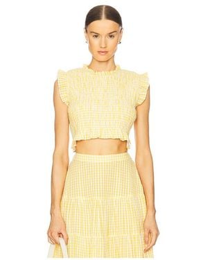 Sundress Malone Top - Yellow