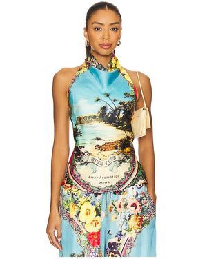 CAMILLA Top スリーブレストップス - ホワイト