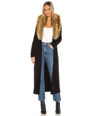 Show Me Your Mumu Cardigan Mit Kunstpelz Lombardi - Blau