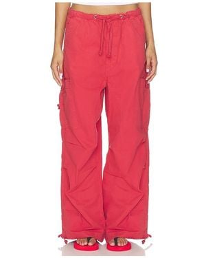 Jaded London PANTALON PARACHUTE en Red - Rouge