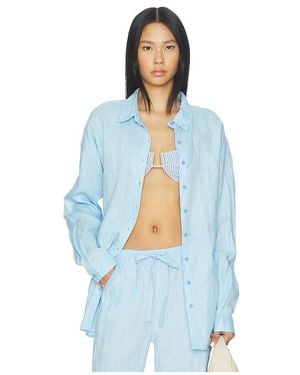 Maaji Camisa Larissa En Color Bebe Azul Talla (También En S, M)