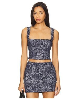 Lovers + Friends Jodie Top - Blue