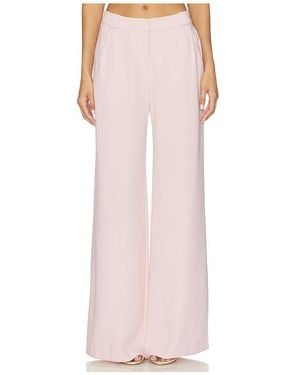Amanda Uprichard Pantalón Saddler En Color Rosado Talla (También En S, M, Xl)