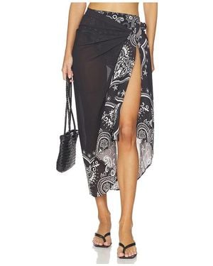 Beach Riot Pareo Sunny En Color Negro Talla