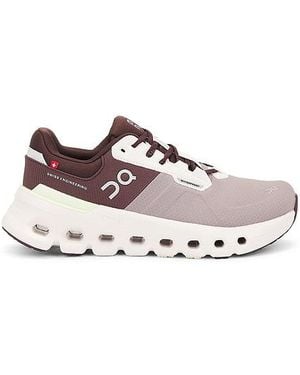 On Shoes Zapatilla Deportiva Cloudrunner 2 Waterproof En Color Taupe,Cognac Talla En - Multicolor