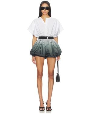 Norma Kamali Super Oversized Sleeveless Puff Jumpshort - Multicolour
