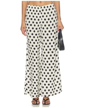 Simon Miller Nella Crepe Wide Leg Pant - White