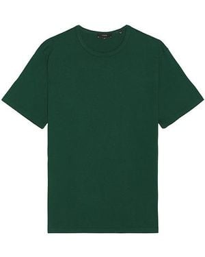 Vince Langarmshirt Garment Dye - Grün