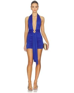 superdown Kingsley Halter Mini Dress - Blue