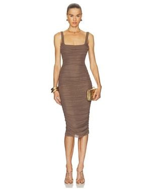 L'Agence 'Agence Vestido Anya En Color Marrón Talla (También En M, S) - Neutro