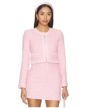 LoveShackFancy Ralphette Jacket - Pink
