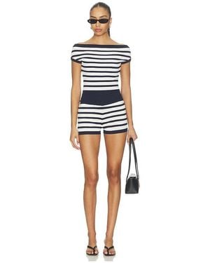 ALL THE WAYS Gianna Knit Short Set - Multicolor