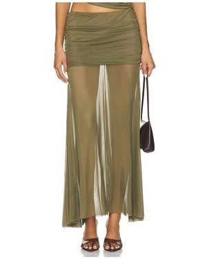Amanda Uprichard Leo Skirt - Green