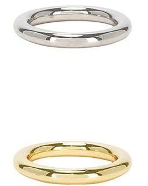 Shashi Connor Ring Set - White