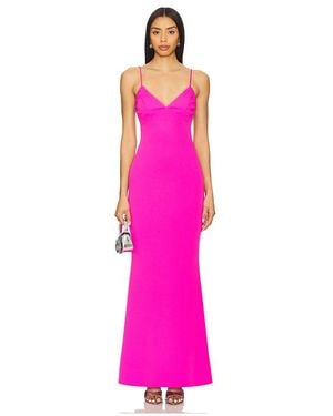 Katie May Vestido Largo Vivian En Color Fushia Talla (También En M, Xl) - Rosa