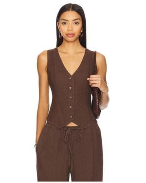 VIR VITA Violette Vest - Brown