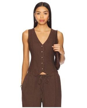 VIR VITA Violette Vest - Brown