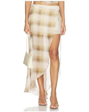 Bec & Bridge Eliana Midi Skirt - Natural