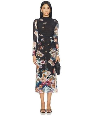 Cleobella Lura Mesh Midi Dress - Black