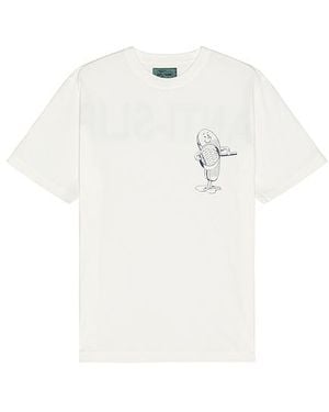 Beams Plus Print Tee [Anti-Slip] - White