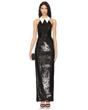 Bronx and Banco Wednesday Sequin Gown - Black