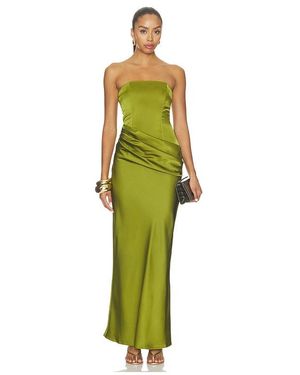 MORE TO COME Meriah Strapless Gown - Grün