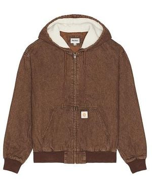 Rhythm Insulated Denim Work Jacket - Brown