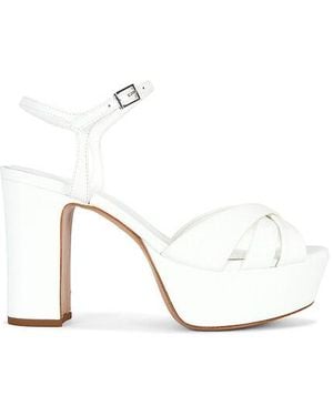 SCHUTZ SHOES Keefa Platform Sandal - White