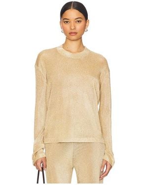 SER.O.YA Oberteil Aus Strick Mit Metallic-Garn Hana - Natur