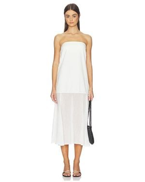 chiffon midi dress plus size Chiffon Bishop Sleeve Surplice Dress (Plus)