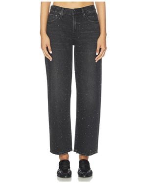 Pistola Lexi Midrise Bowed Straight Jeans - ブラック