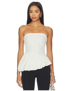 Bec & Bridge Rowena Strapless Top - White
