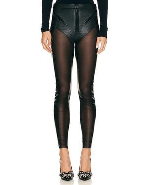 Lamarque Celicia Faux Leather Leggings - Black