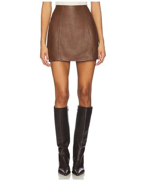 Cami NYC Cillian Genuine Leather Mini Skirt - Multicolour