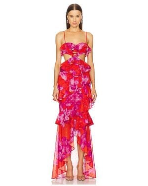 Michael Costello X Revolve Abby Gown - Red