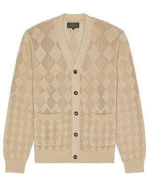 Beams Plus Cardigan カーディガン - ナチュラル