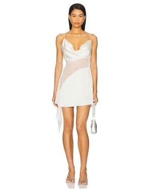 Nbd Paro Mini Dress in White | Lyst