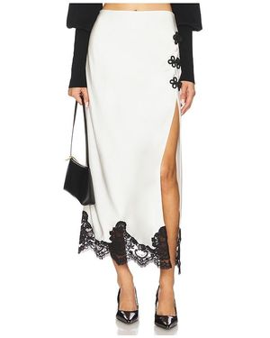 Stone Cold Fox X Revolve Camila Midi Skirt - White