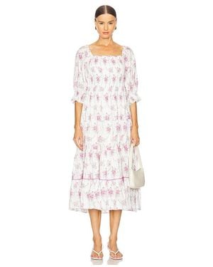 LoveShackFancy Kleid Rigby - Weiß