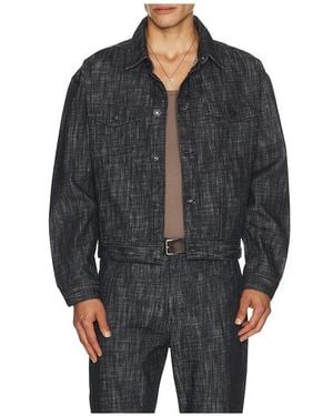 Hudson Jeans Trucker Jacket - Black